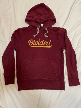Divided by H&M Hoodie Mens Small Maroon Preowned